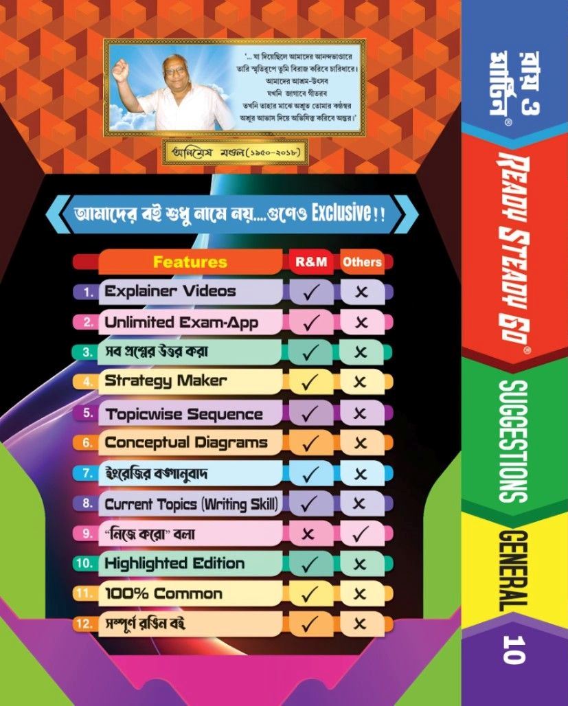 Madhyamik Exam 2026 Ready Steady Go General Suggestions Book – Ray & Martin - Thumbnail 2