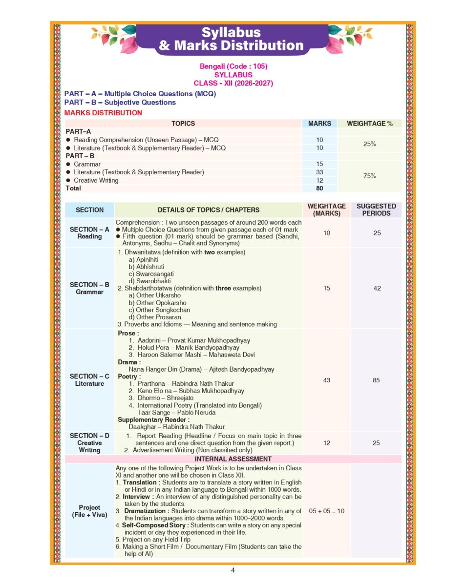 CBSE Class 12 Bangla Trailblazer Guide Book for 2026 Exams by Ray and Martin (Highlighter Edition) - Thumbnail 2